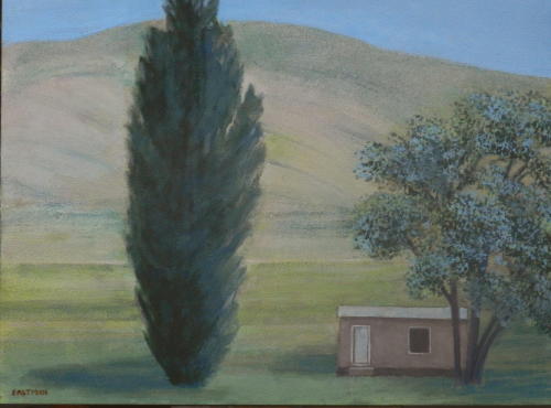 Small House with Trees, Oregon.JPG